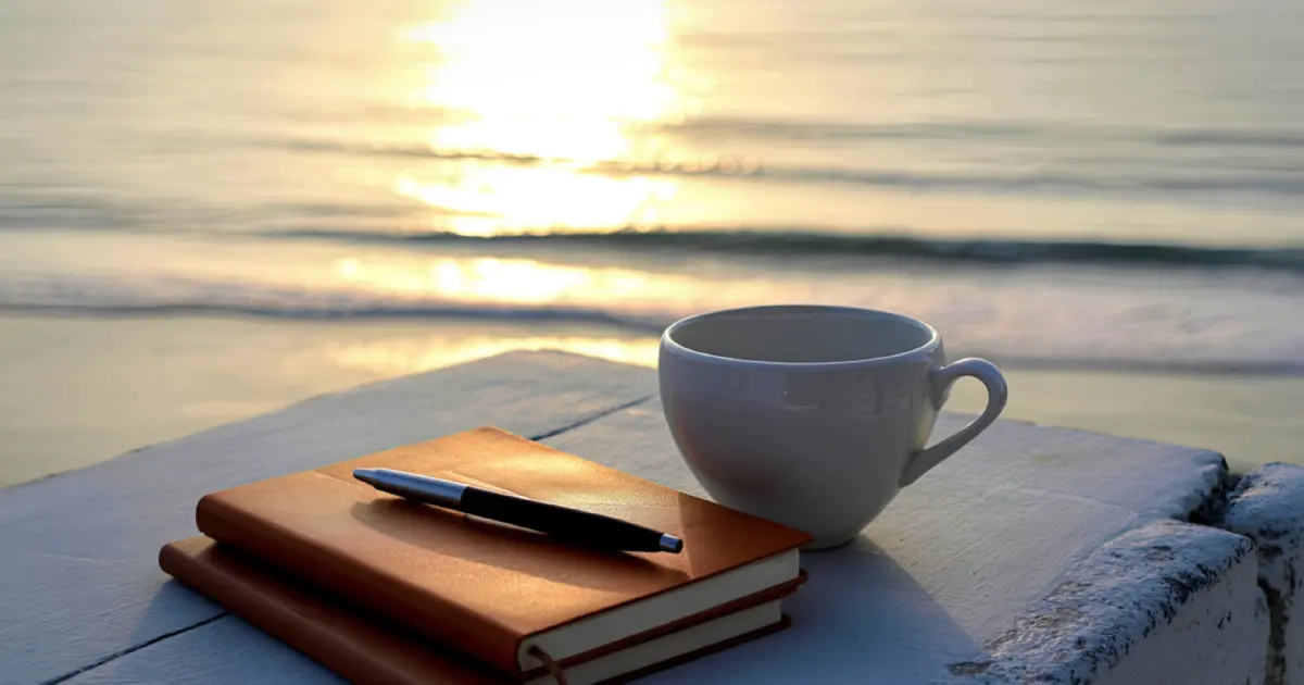 Préparation avant une retraite chamanique — journald'intention et moment de calme