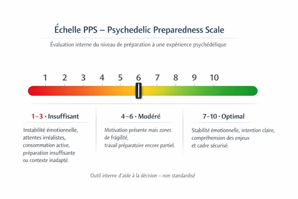 Échelle PPS - Psychedelic Preparedness Scale