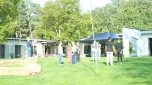 Participants en séance de breathwork ou méditation