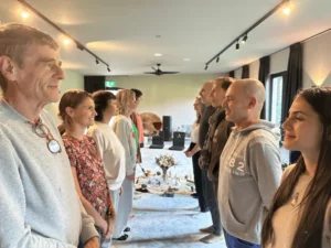 Cercle d'ouverture lors d'une retraite Renaissance Institute