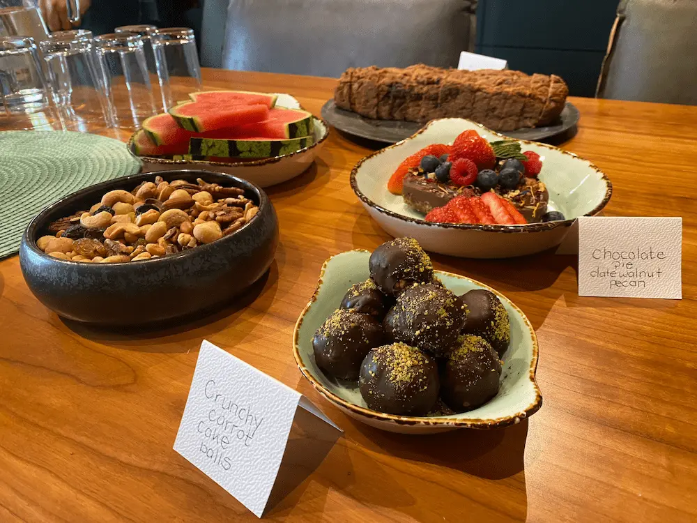 Délices culinaires lors de la retraite