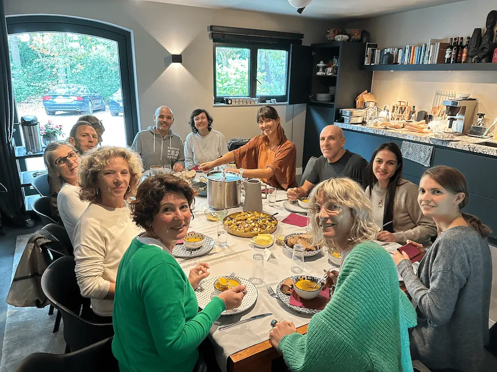 Repas gastronomique végétarien retraite Renaissance