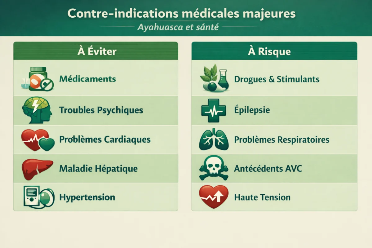 Contre-indications médicales majeures | Renaissance-institute