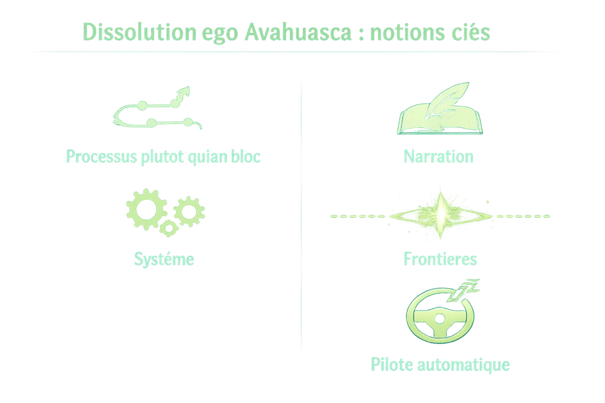 dissolution ego Ayahuasca — Dissolution ego Ayahuasca: notions clés