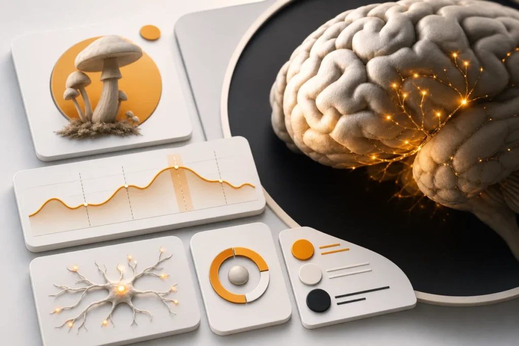 Psilocybine et neuroplasticité : effets réels, fenêtre d’apprentissage, limites