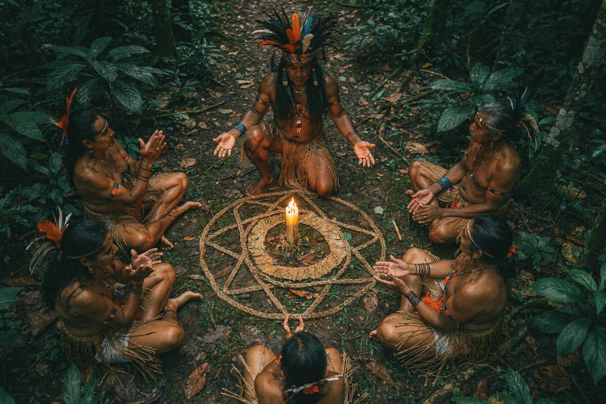 cérémonie moderne ayahuasca : Ce que le cadre traditionnel amazonien cherche à accomplir (et pourquoi les codes sont...