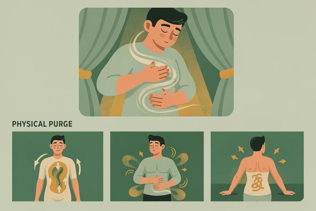 Lecture psychique et symbolique : purifier, relâcher, o purge physique : Lecture psychique et symbolique : purifier, relâcher, ou juste réagir : Illustration...